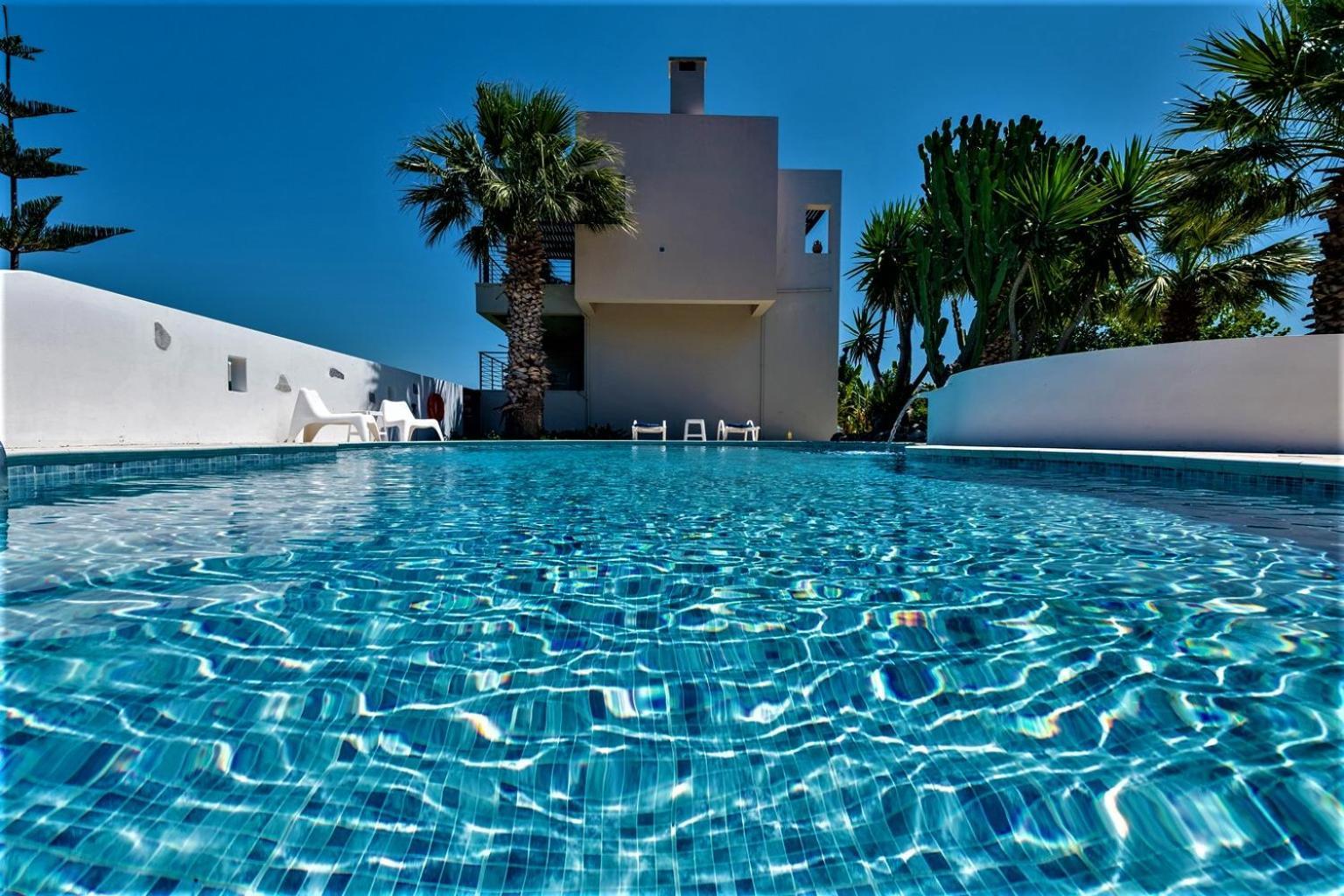 Xenos Villa 2 With A Private Pool,Near The Sea Tigkaki  Luaran gambar