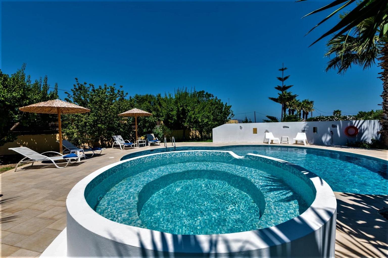 Xenos Villa 2 With A Private Pool,Near The Sea Tigkaki  Luaran gambar